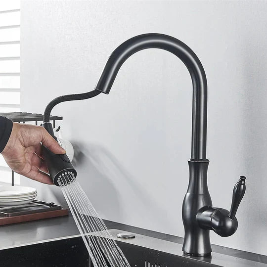 Rubinetto per Cucina | Miscelatore da Cucina Estraibile | Rubinetto da Lavello | AquaKraft