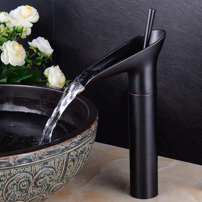 Rubinetto per Cucina e Bagno | Rubinetto a Cascata per Lavabo | Rubinetto Antico | Armaturix