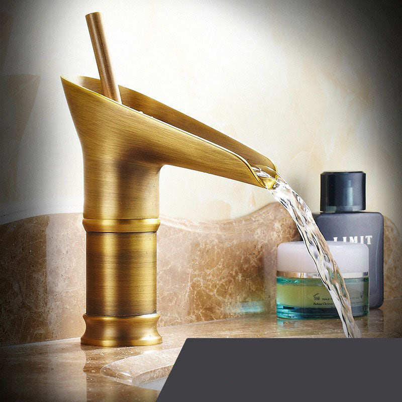 Rubinetto per Cucina e Bagno | Rubinetto a Cascata per Lavabo | Rubinetto Antico | Armaturix