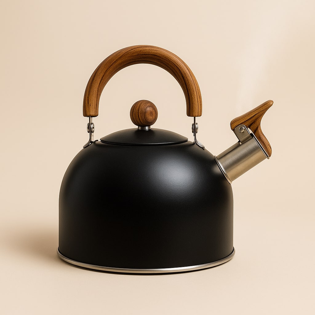 Bollitore per Induzione & Piano Cottura | Kettle in Acciaio Inossidabile in Stile Retro | Kessora