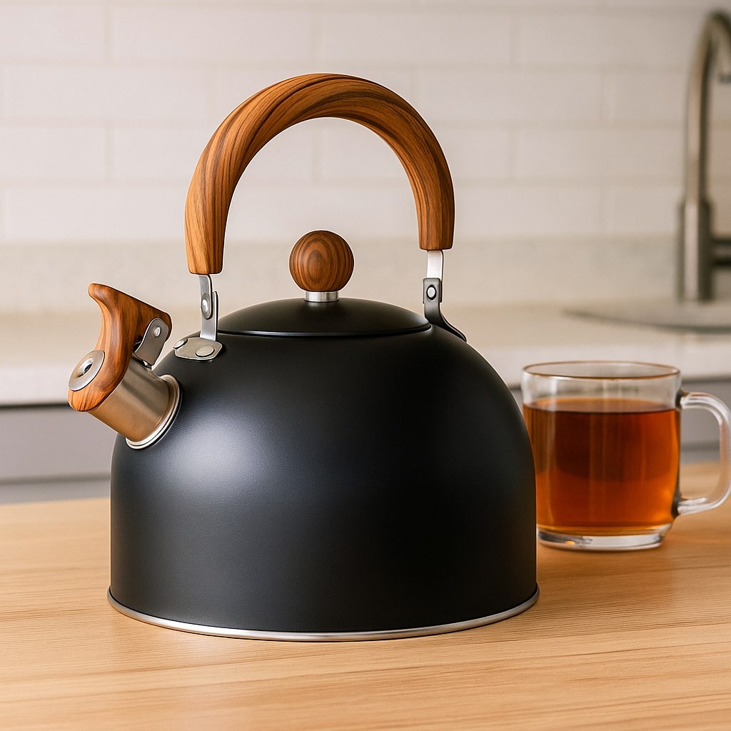 Bollitore per Induzione & Piano Cottura | Kettle in Acciaio Inossidabile in Stile Retro | Kessora