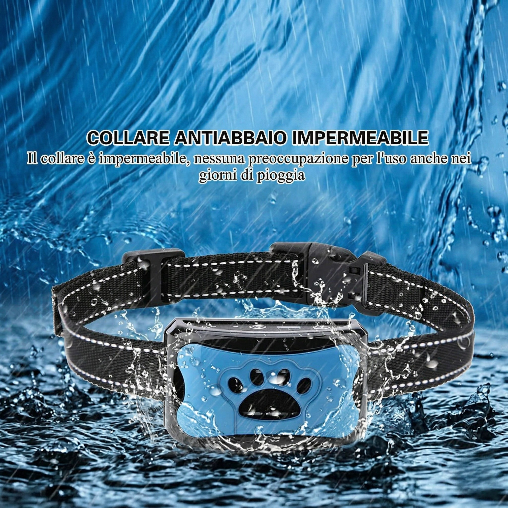Collare Antibark Cane Senza Shock Vibrazione Ultrasoni