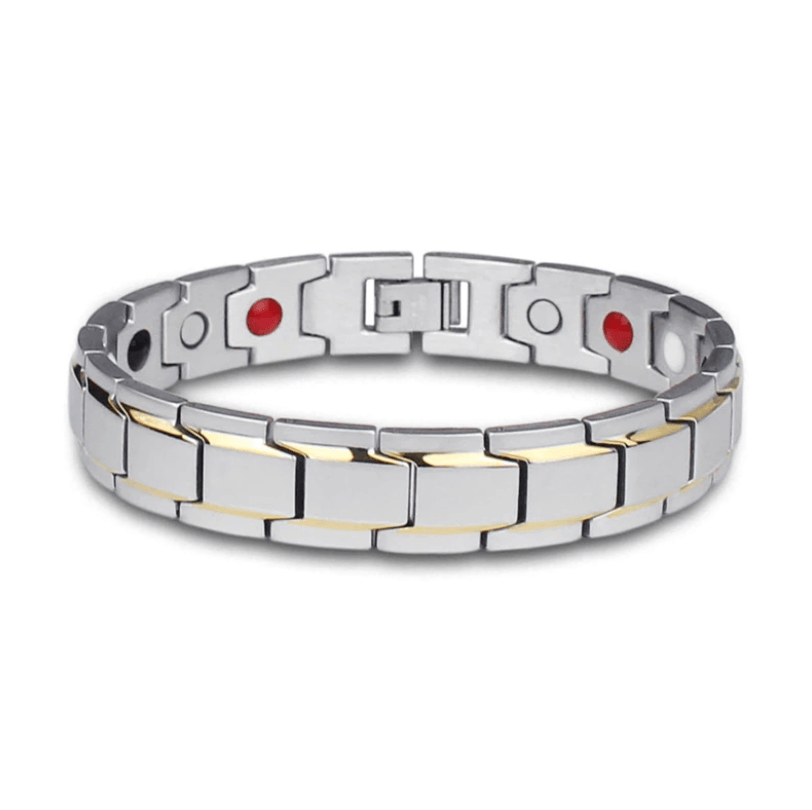Sandsberg | Bracciale Magnetico per la Salute | Acciaio Inossidabile con Magneti Energetici