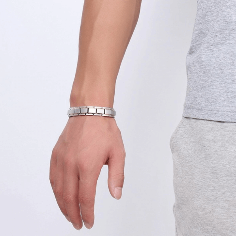 Sandsberg | Bracciale Magnetico per la Salute | Acciaio Inossidabile con Magneti Energetici