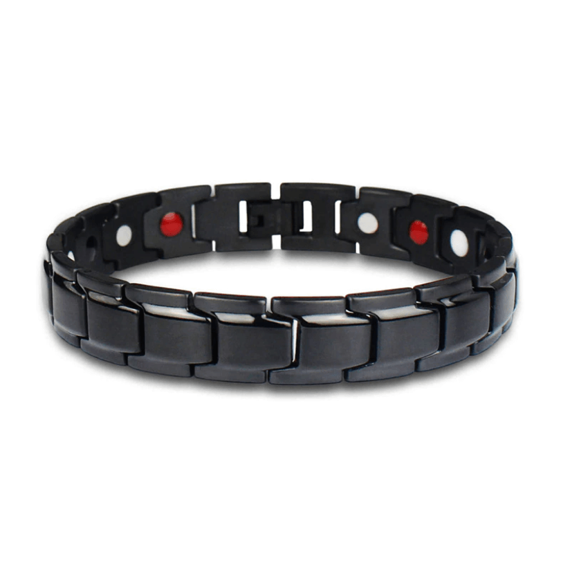 Sandsberg | Bracciale Magnetico per la Salute | Acciaio Inossidabile con Magneti Energetici