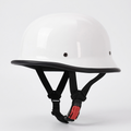 Casco Moto Mezza Calotta Omologato Design Leggero Stile Cruiser