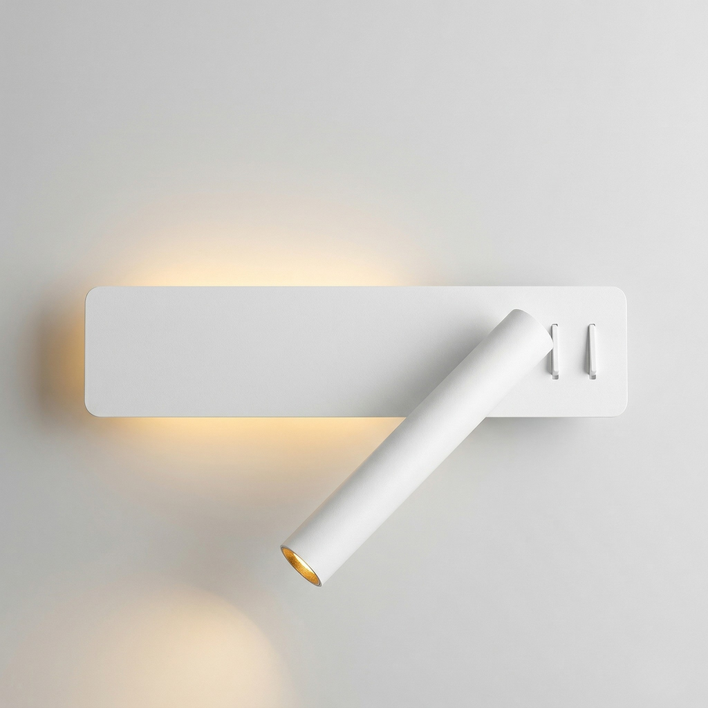 Lampada da Parete LED da Lettura con Braccio Regolabile