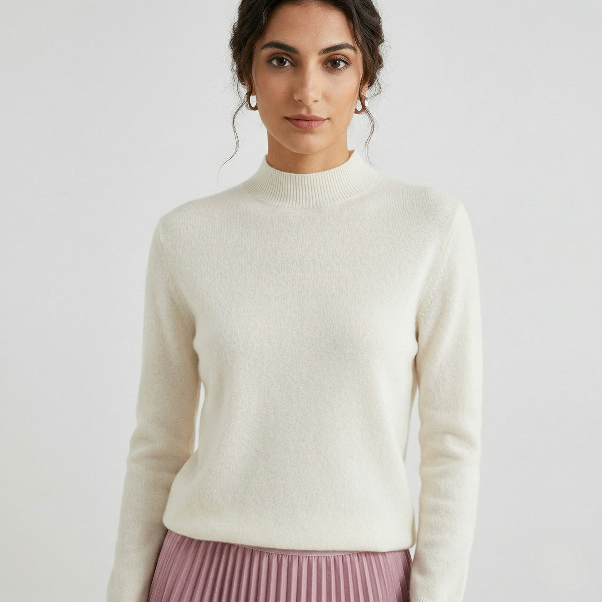 Maglione da Donna in Maglia Morbida Pullover Elegante Caldo