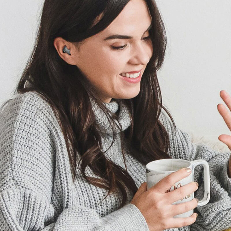 SomnioBuds Cuffie per Dormire | Ultra Sottile & Ergonomiche | Noise Cancelling | Impermeabili IPX5 & Batteria 24h