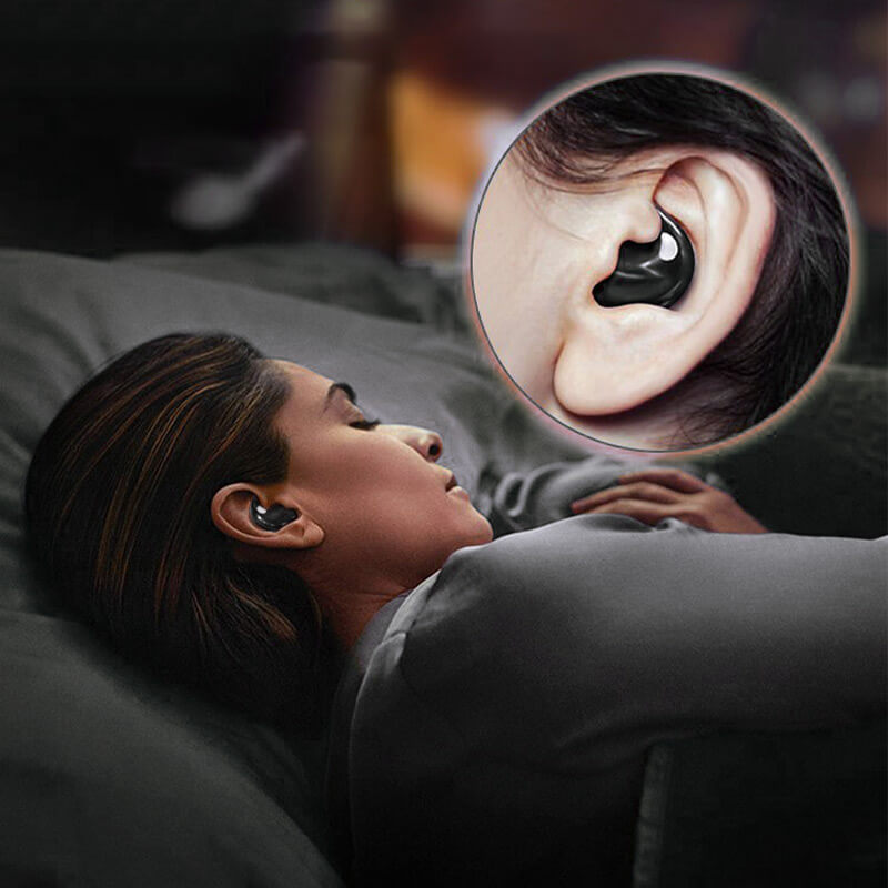 Silentluxe Cuffie da Sonno | Riduzione del Rumore | Ultraleggere & Invisibili | Per Dormitori Laterali