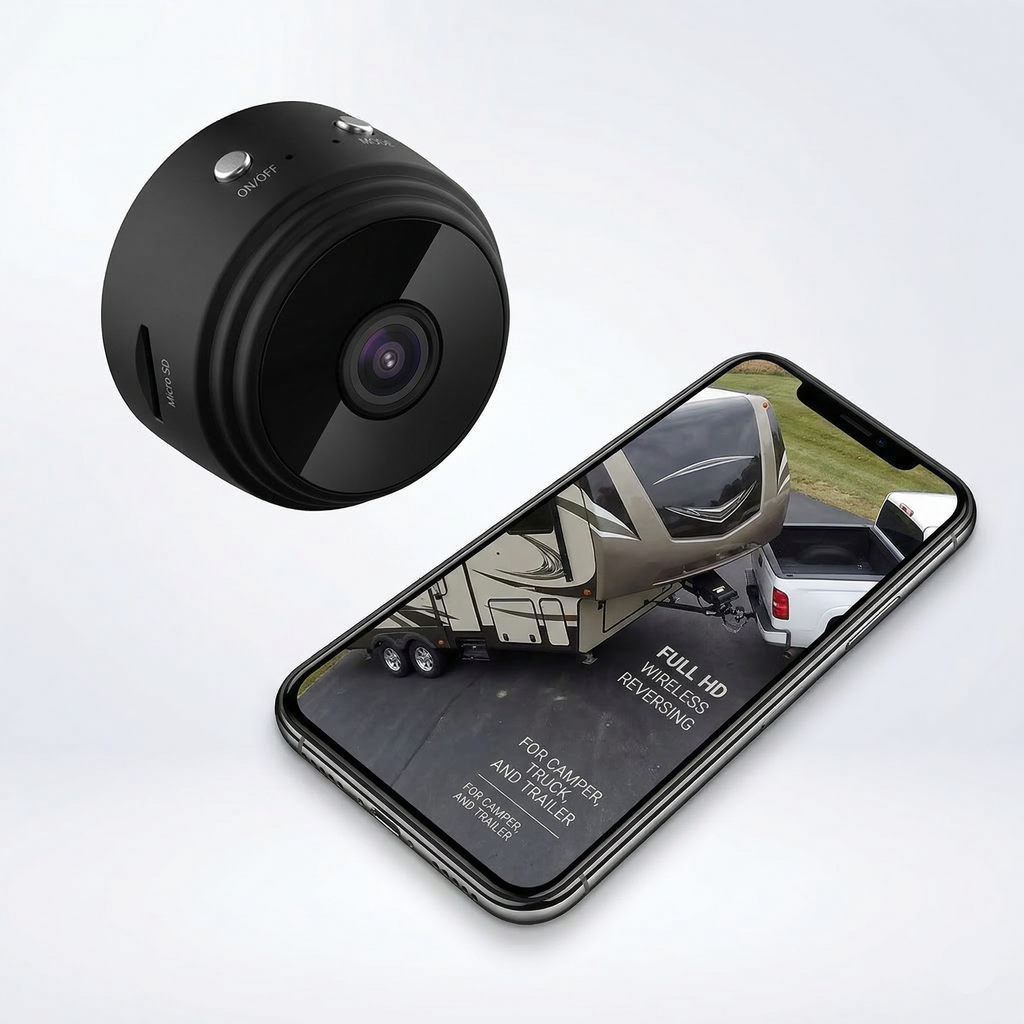 Telecamera Retromarcia Wireless HD Visione Notturna