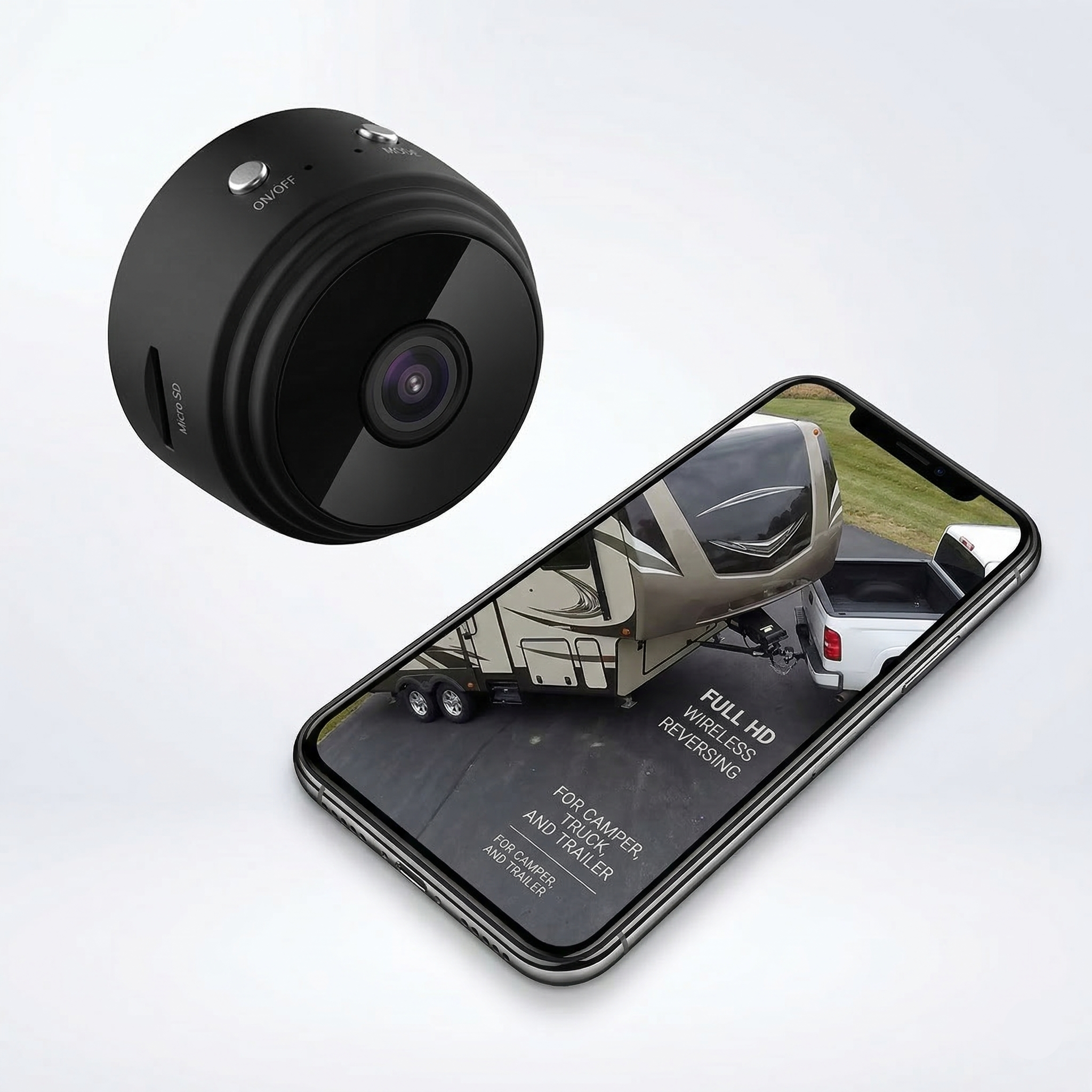 Telecamera Retromarcia Wireless HD Visione Notturna
