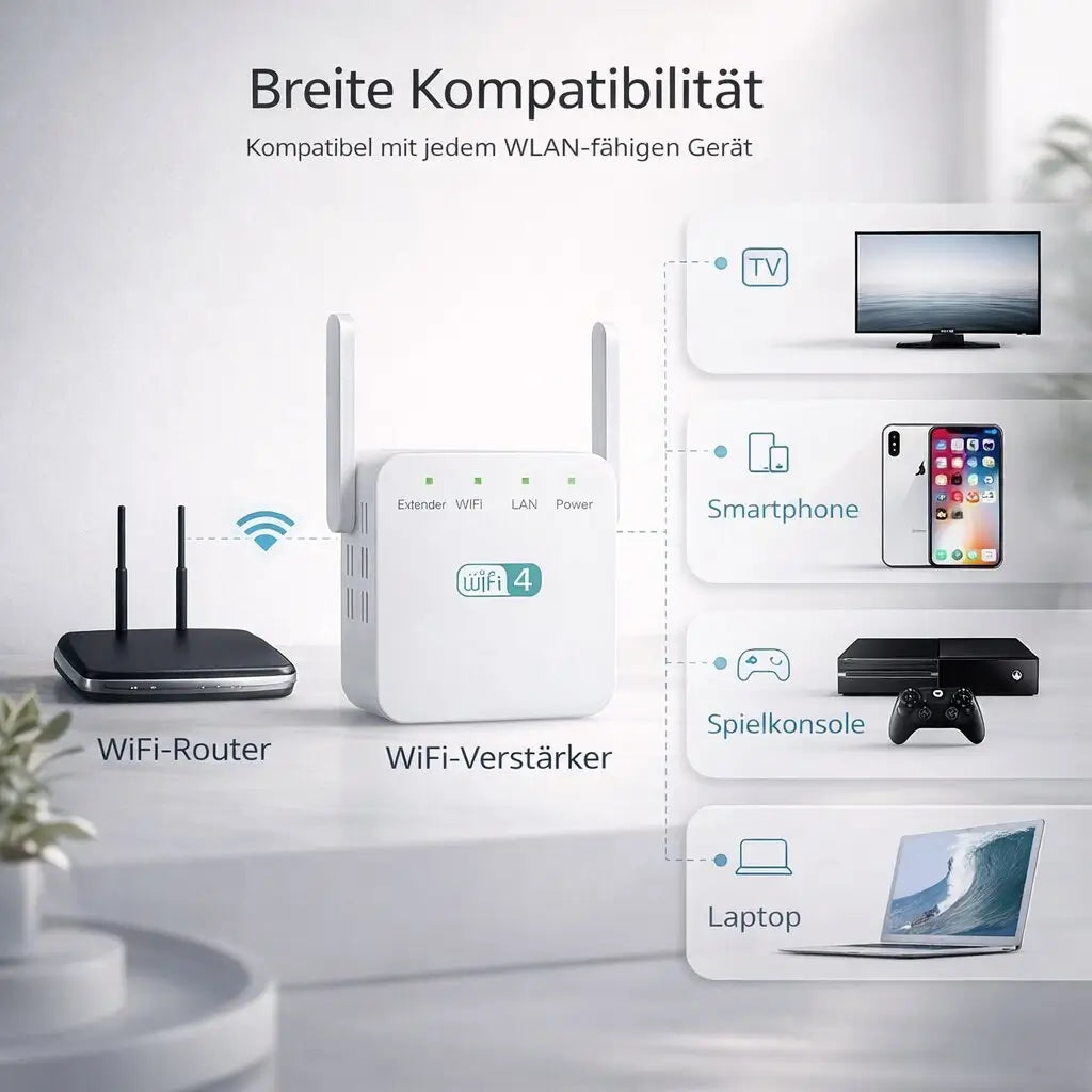Amplificatore di segnale per WLAN | Netzklar