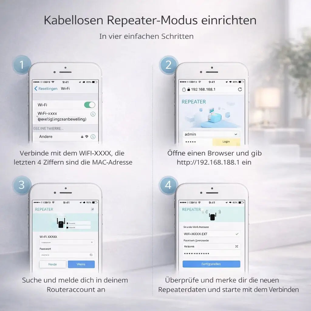 Amplificatore di segnale per WLAN | Netzklar